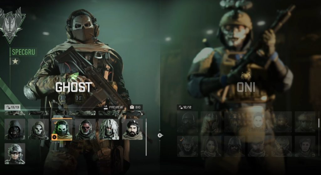 Operadores de lanzamiento de Modern Warfare 2