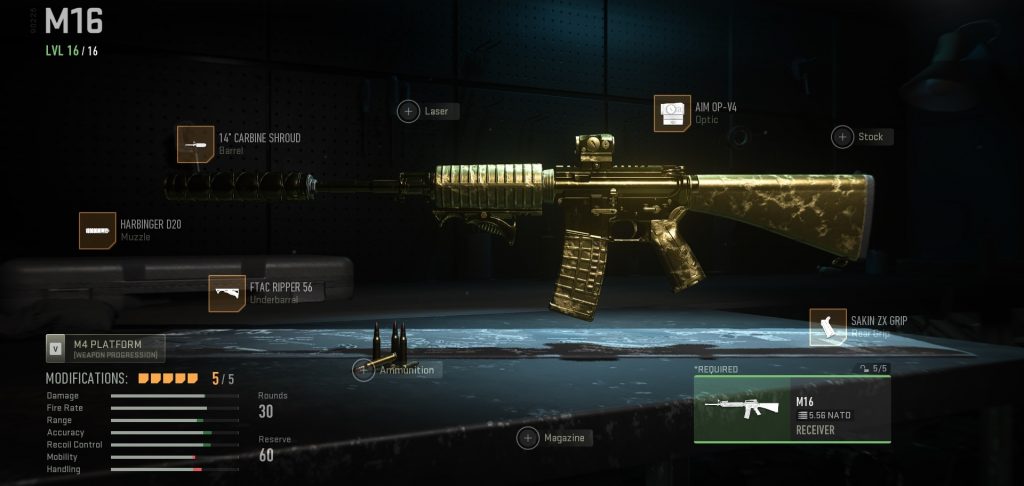 Warzone 2 clase M16